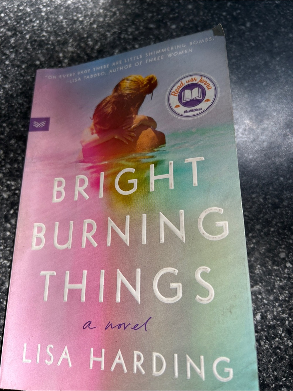 Harper Pastel Gradient 'Bright Burning Things' book | Novel